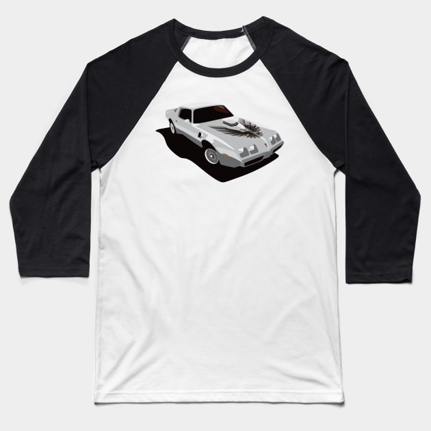 Pontiac Trans Am Baseball T-Shirt by TheArchitectsGarage